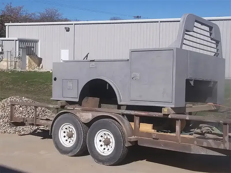 Industrial sandblasting project