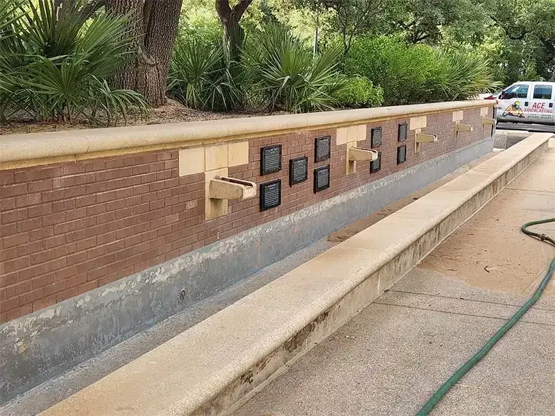 Commercial Work sandblasting project