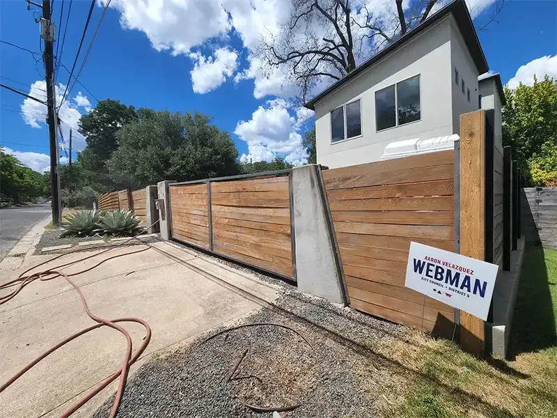 Residential sandblasting project