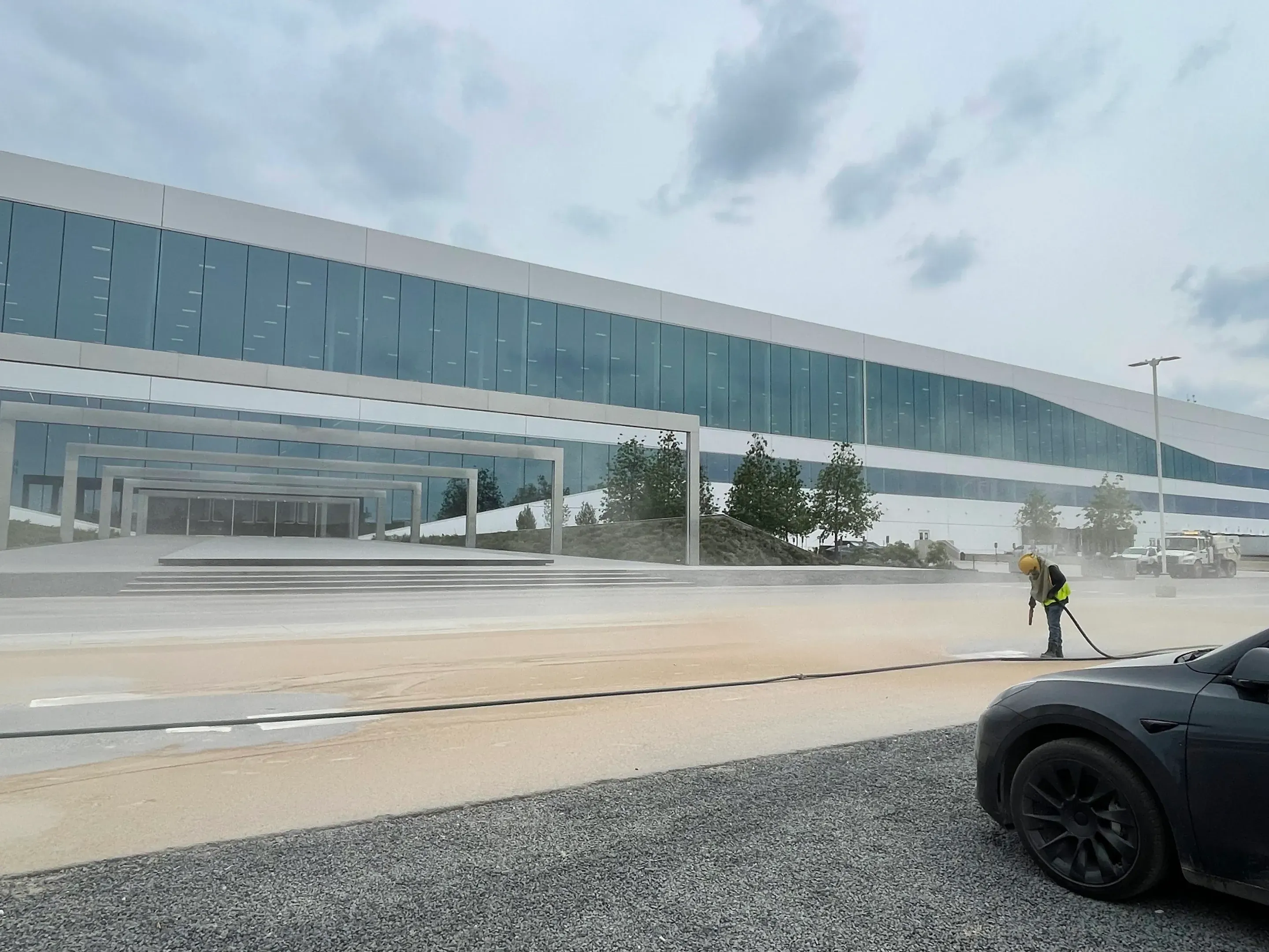 Commercial Work sandblasting project