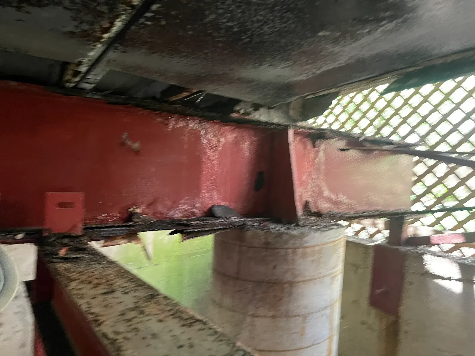 Industrial sandblasting project