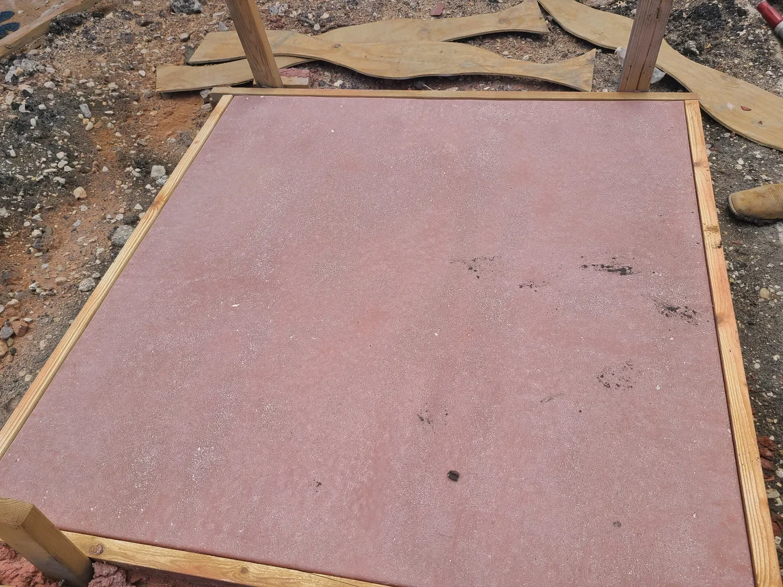 Residential sandblasting project
