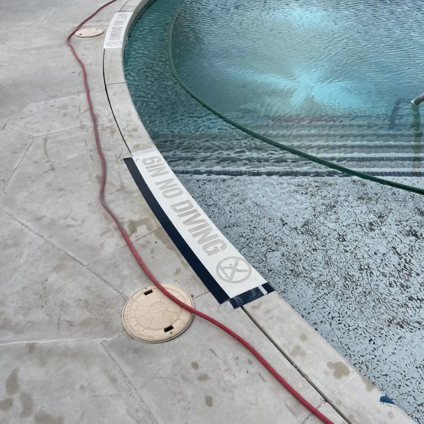 Residential sandblasting project