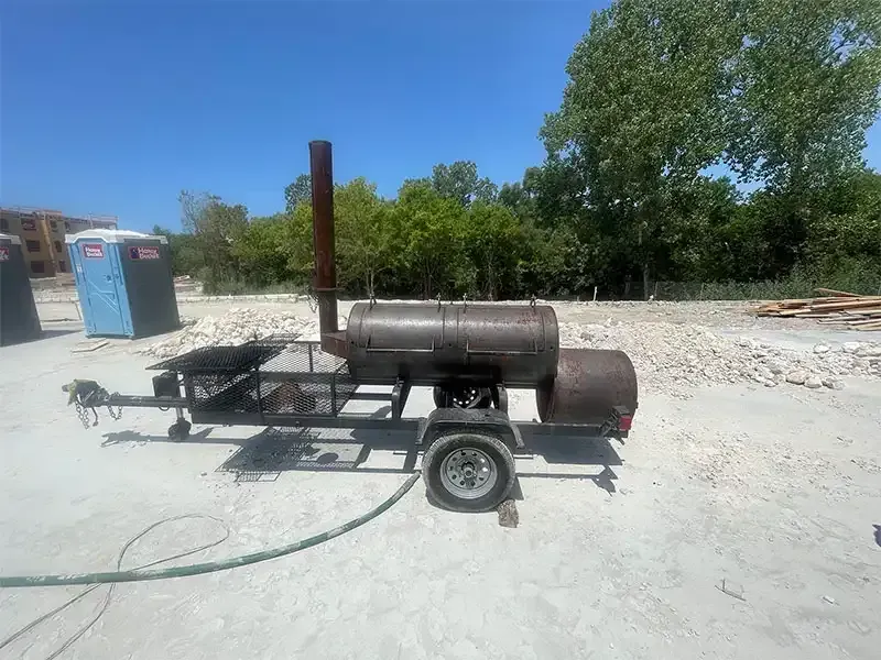 Industrial sandblasting project