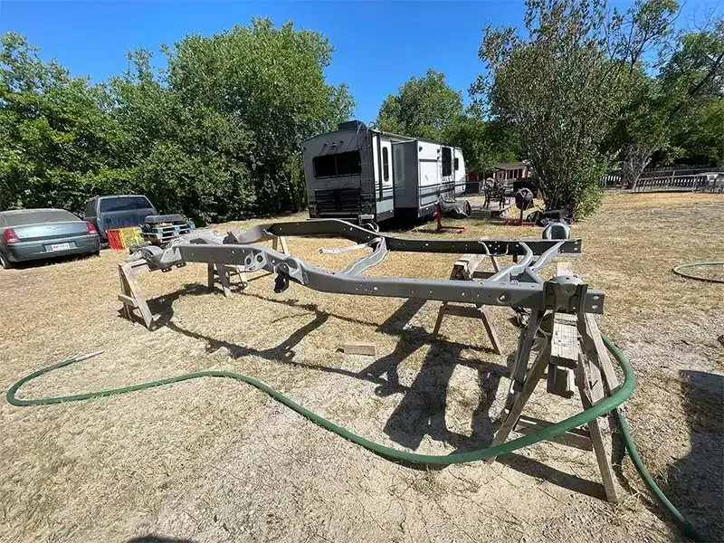 Industrial sandblasting project