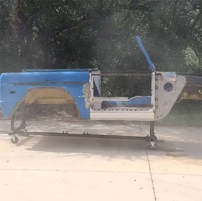 Industrial sandblasting project